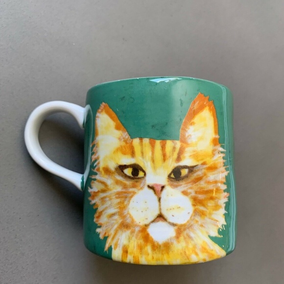 Anthropologie Other - Carole Akins Furry Friends Boris Cat Mug